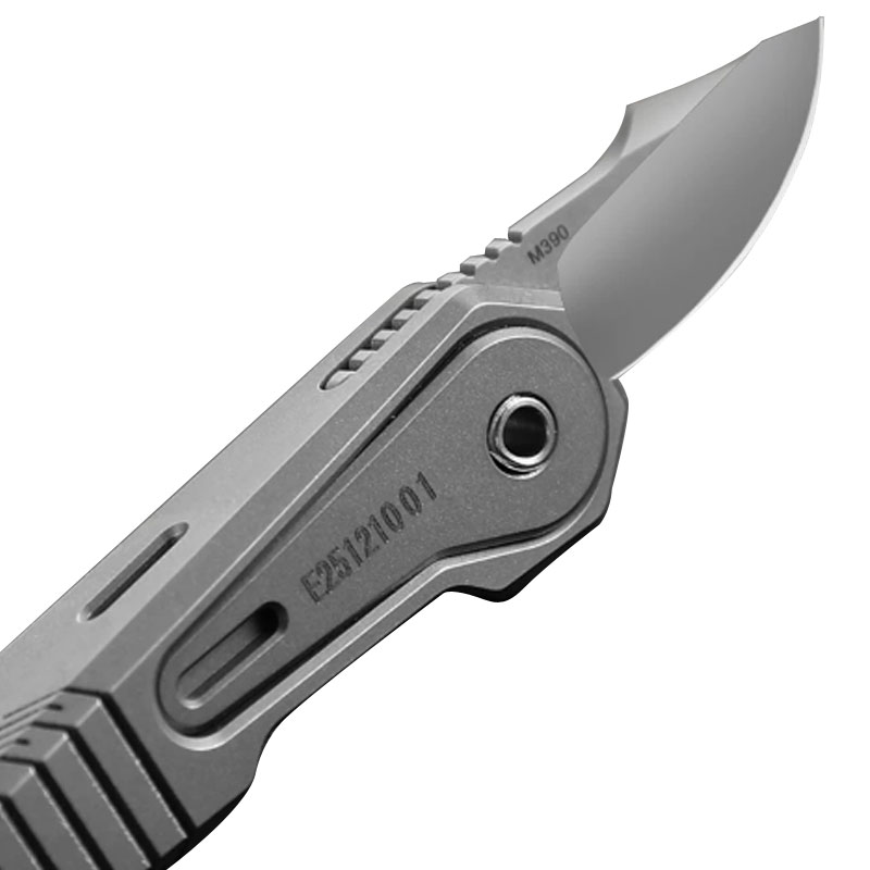 Outdoor survival two in one keychain+knife