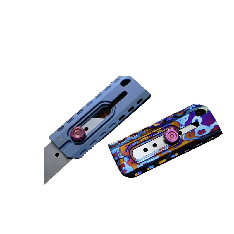 FEGVE new color titanium alloy knife tool