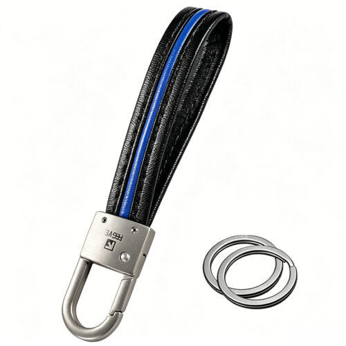Fegve titanium alloy car belt keychain waist pendant buckle/titanium lock buckle