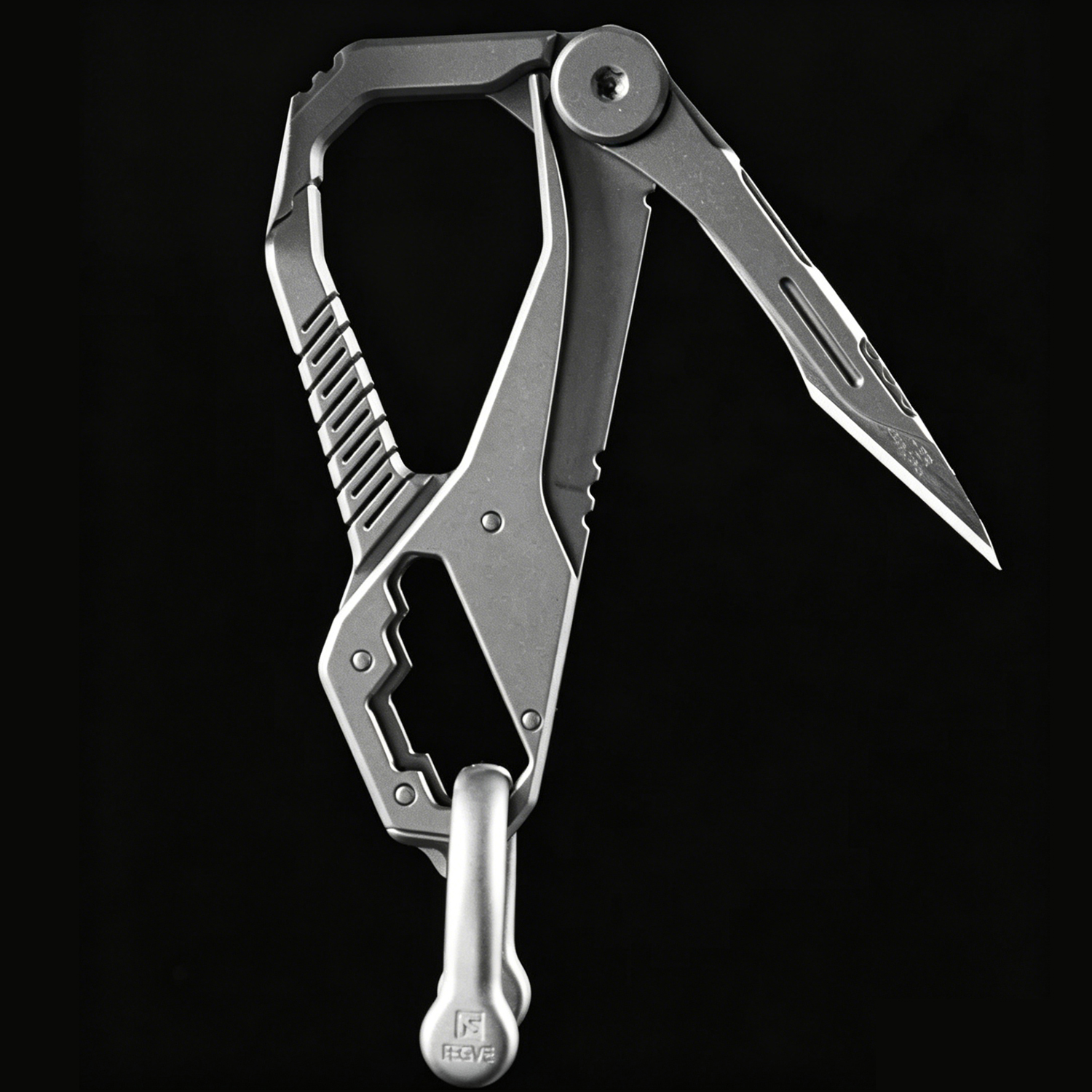 (Default Hong Kong Dollar) FEGVE titanium alloy multifunctional keychain - 图片 2