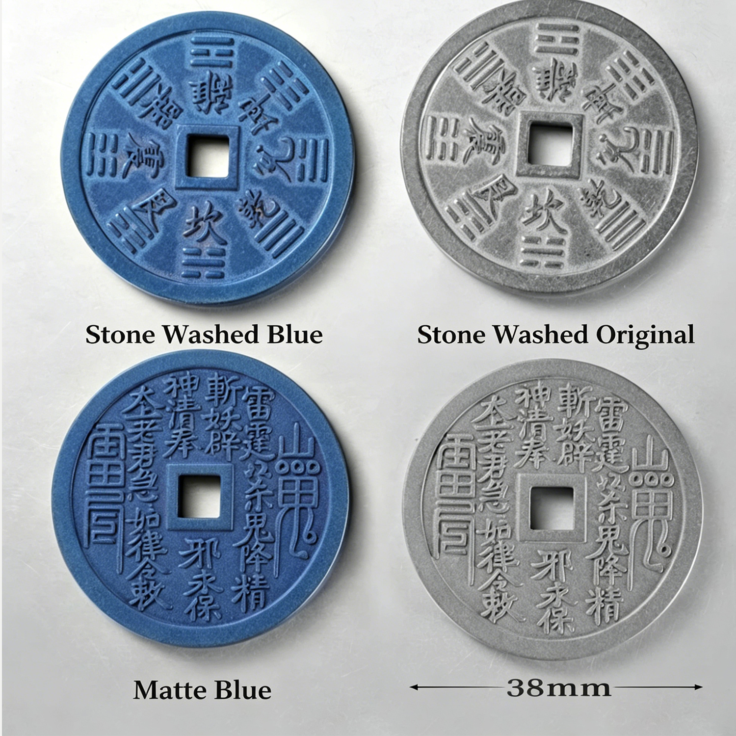 (Default Hong Kong Dollar) New pure titanium alloy mountain ghost spending pendant Taoist ancient money necklace - 图片 2