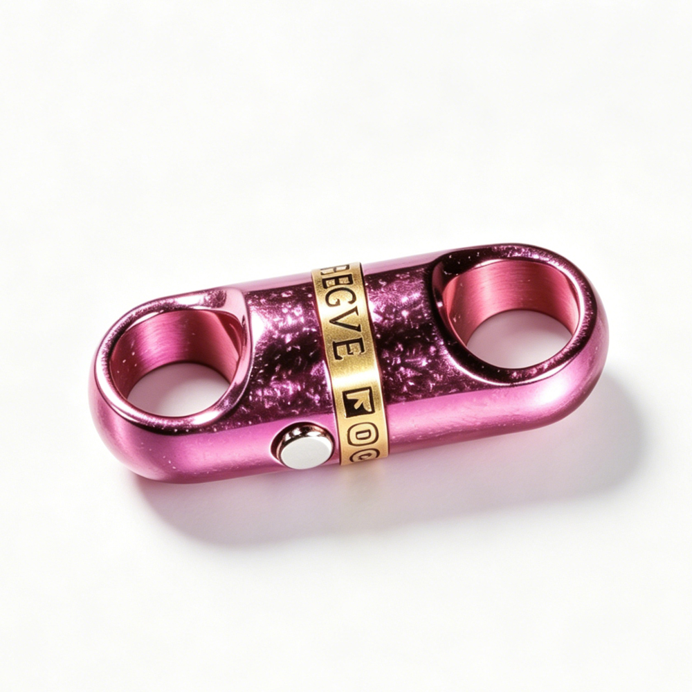 (Default Hong Kong Dollar) Fegve's new titanium inlaid copper PJ037FL-12 Gold Ice Crystal Titanium Inlaid Copper Magnetic Quick Disassembly - 图片 2