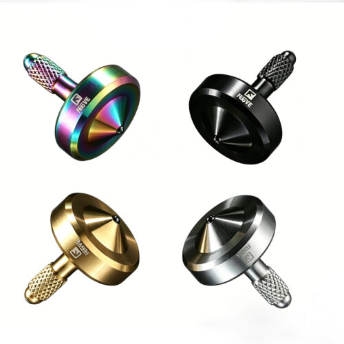 FEGVE Centering Handheld Gyroscope Stainless Steel Fingertip Gyroscope Adult EDC Toy