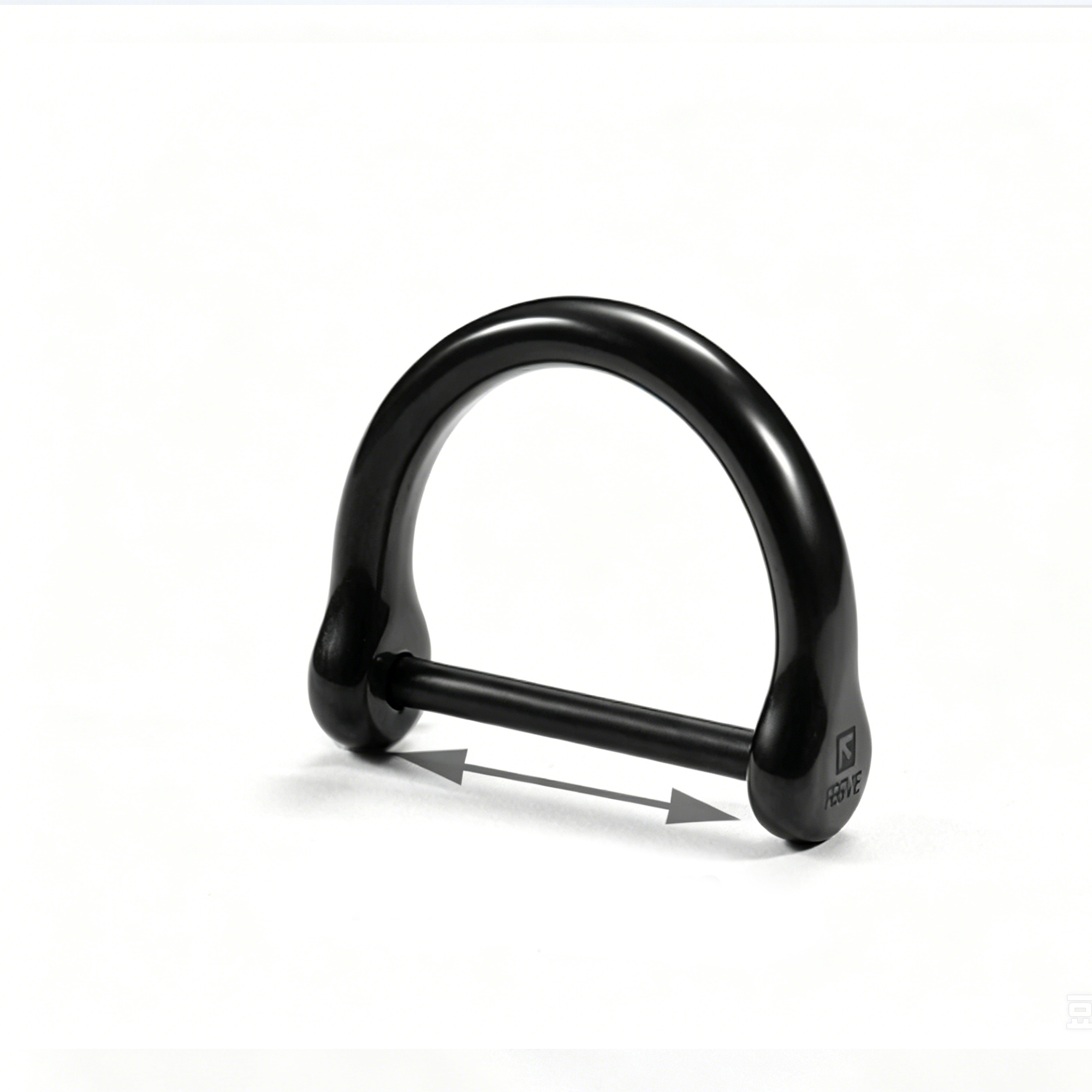 (Default Hong Kong Dollar) Fegve titanium alloy glossy black version (inner diameter 9MM 13MM 17MM 21MM)