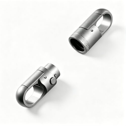 2026 New Titanium Alloy Strong Mother Magnetic Connection Quick Release Buckle ((Double Open))