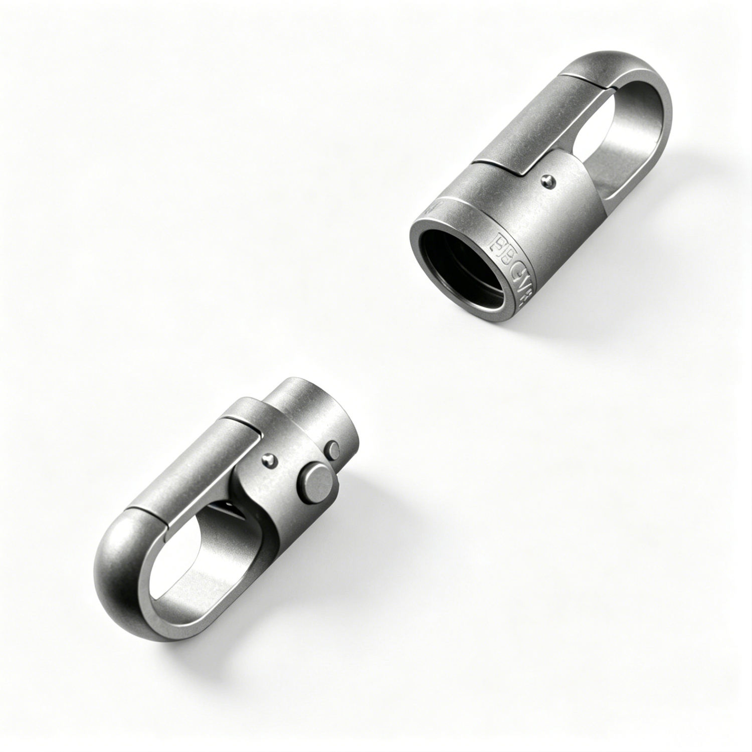 (Default Hong Kong Dollar) 2026 New Titanium Alloy Strong Mother Magnetic Connection Quick Release Buckle ((Double Open))