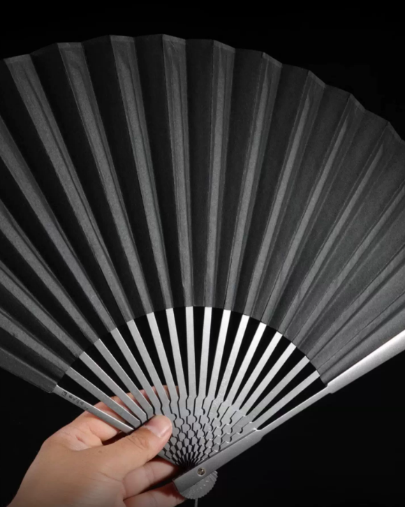 (Default Hong Kong Dollar) FEGVE Titanium Qinfang small exhaust outlet carbon fiber version - yellow fan surface - 图片 7