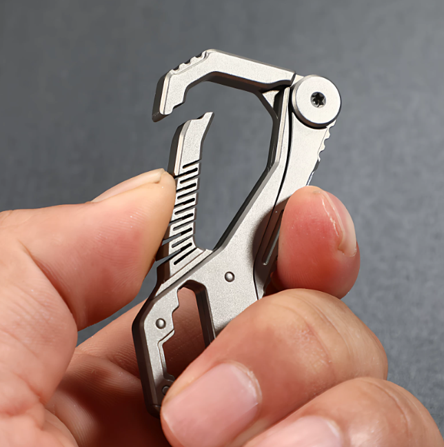 (Default Hong Kong Dollar) FEGVE titanium alloy multifunctional keychain - 图片 8