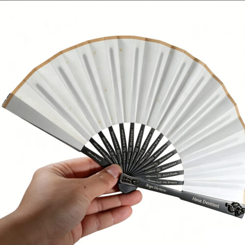 Fegve Fegve Kirin Titanium Alloy Fan (5-inch, 7-inch, 8-inch, 9-inch black/white fan surface)