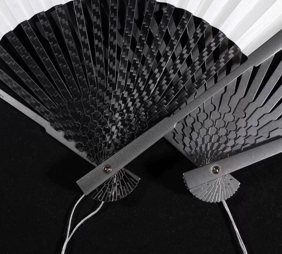 (Default Hong Kong Dollar) FEGVE Wendao Titanium Folding Fan - 图片 4