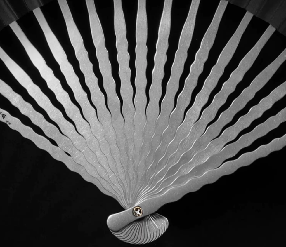 (Default Hong Kong Dollar) FEGVE Titanium Qinfang small exhaust outlet carbon fiber version - yellow fan surface - 图片 9