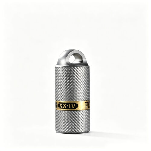 Fegve Titanium Alloy Copper Inlaid Mini Kerosene Lighter Small