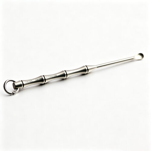 FEGVE pure titanium alloy ear digging spoon/ear digging artifact E220 pure titanium bamboo joint ear digging spoon