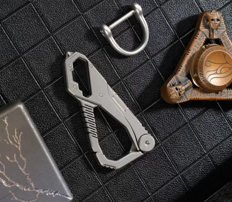 (Default Hong Kong Dollar) FEGVE titanium alloy multifunctional keychain - 图片 5