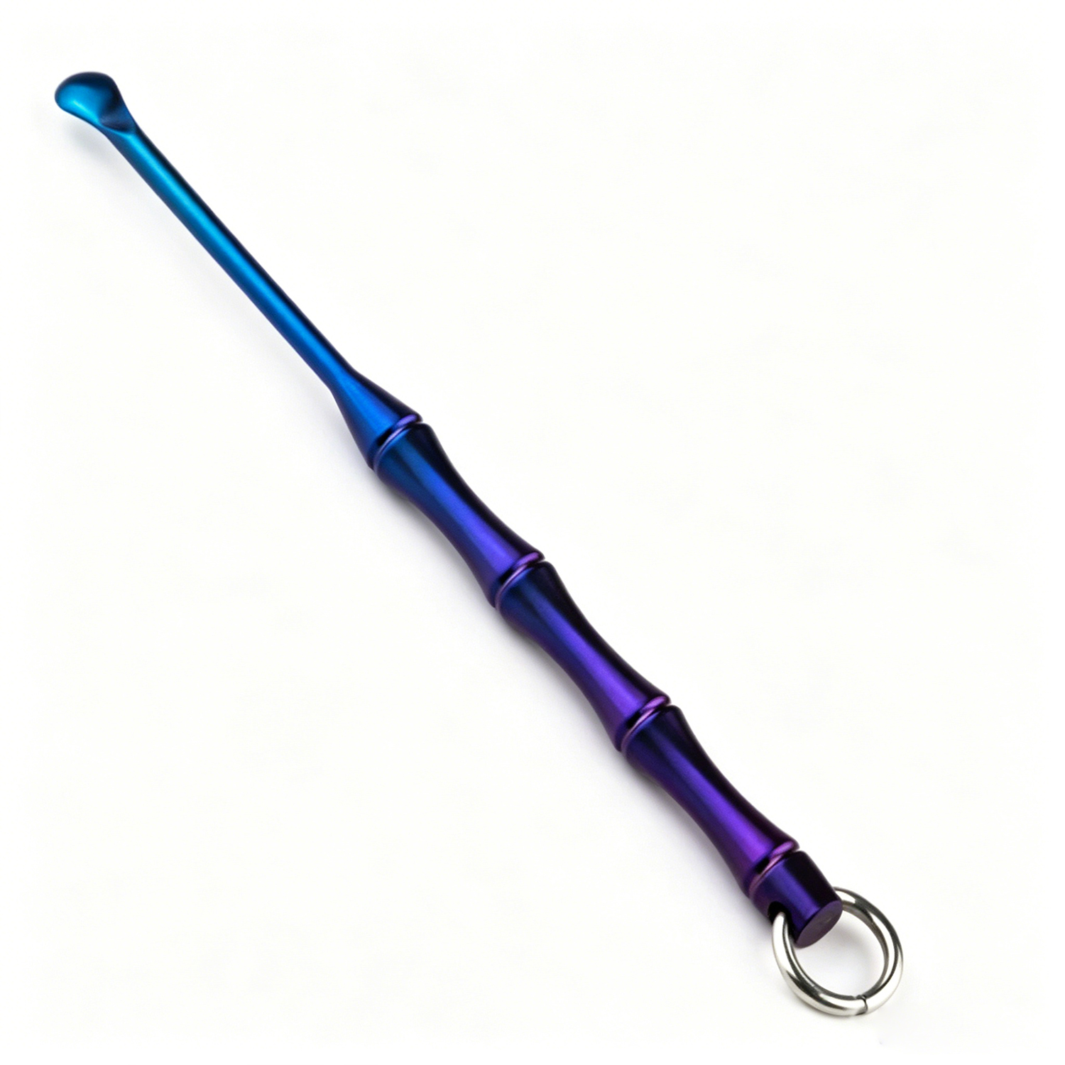 FEGVE pure titanium alloy ear digging spoon/ear digging artifact E220 pure titanium bamboo joint ear digging spoon - 图片 5
