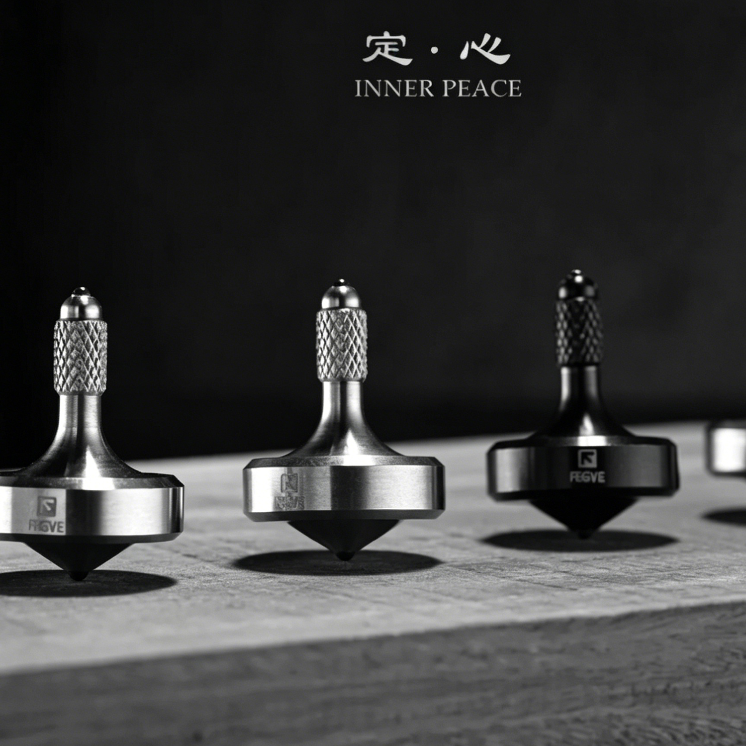 FEGVE Centering Handheld Gyroscope Stainless Steel Fingertip Gyroscope Adult EDC Toy - 图片 4