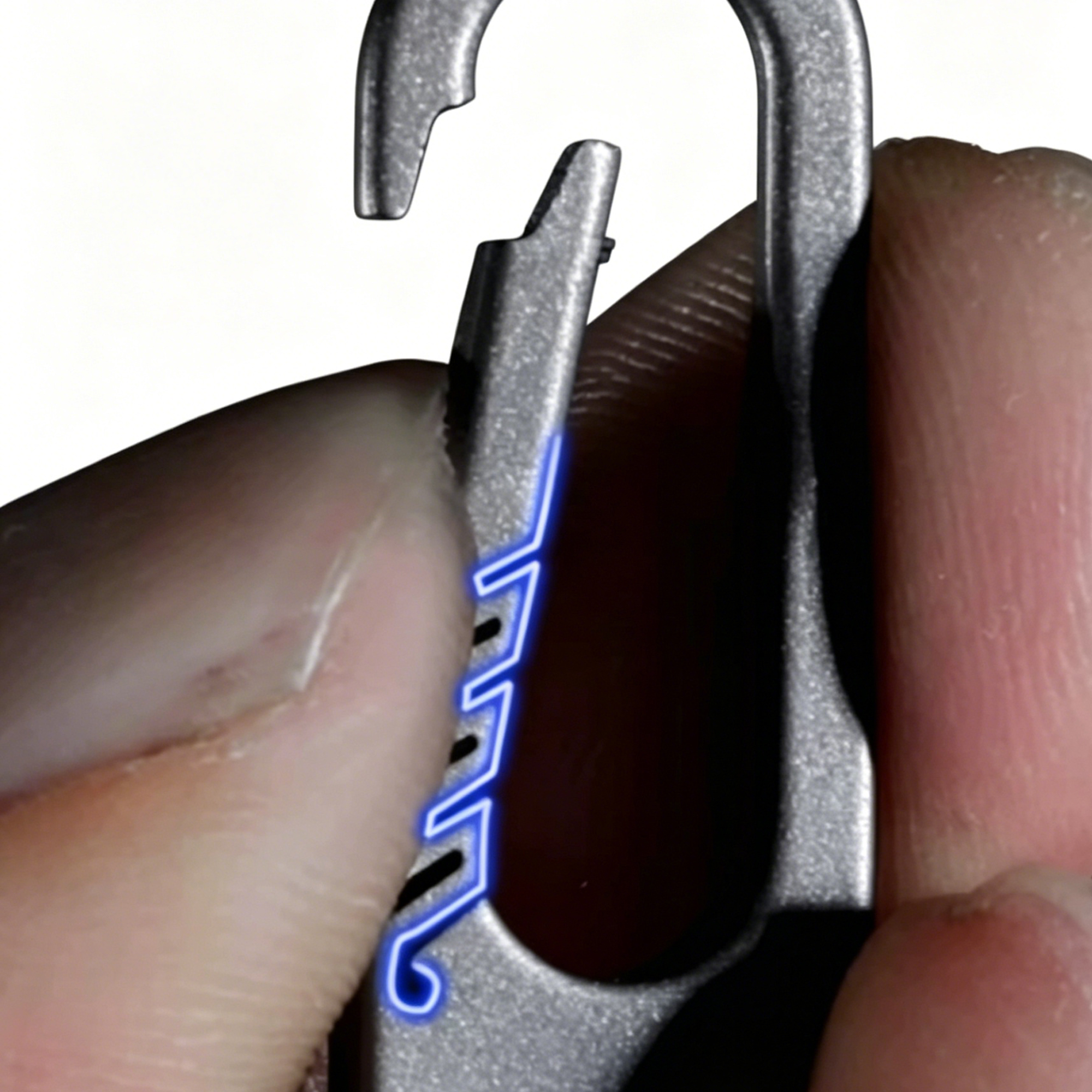 (Default Hong Kong Dollar) Fegve's new titanium alloy clothing replacement metal detachable zipper head accessories universal zipper sheet decoration package zipper lock head - 图片 8