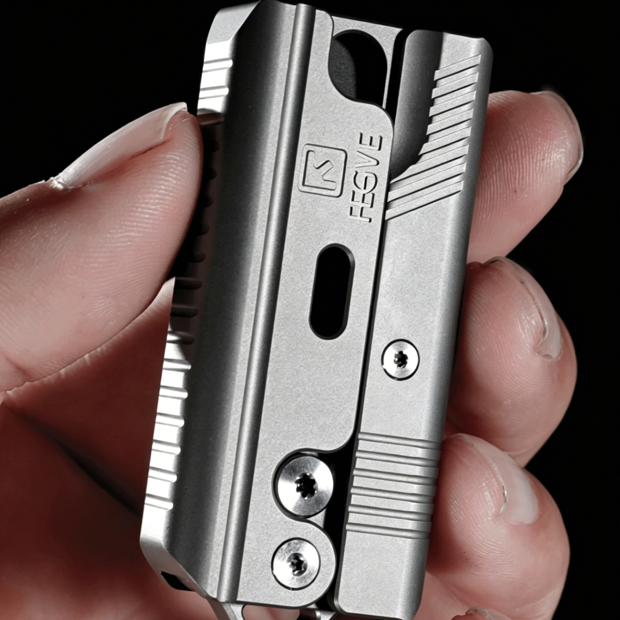 (Default Hong Kong Dollar) Fegve EDC E296 Gun Push Multi-functional Pry Bar Radish knife - 图片 16