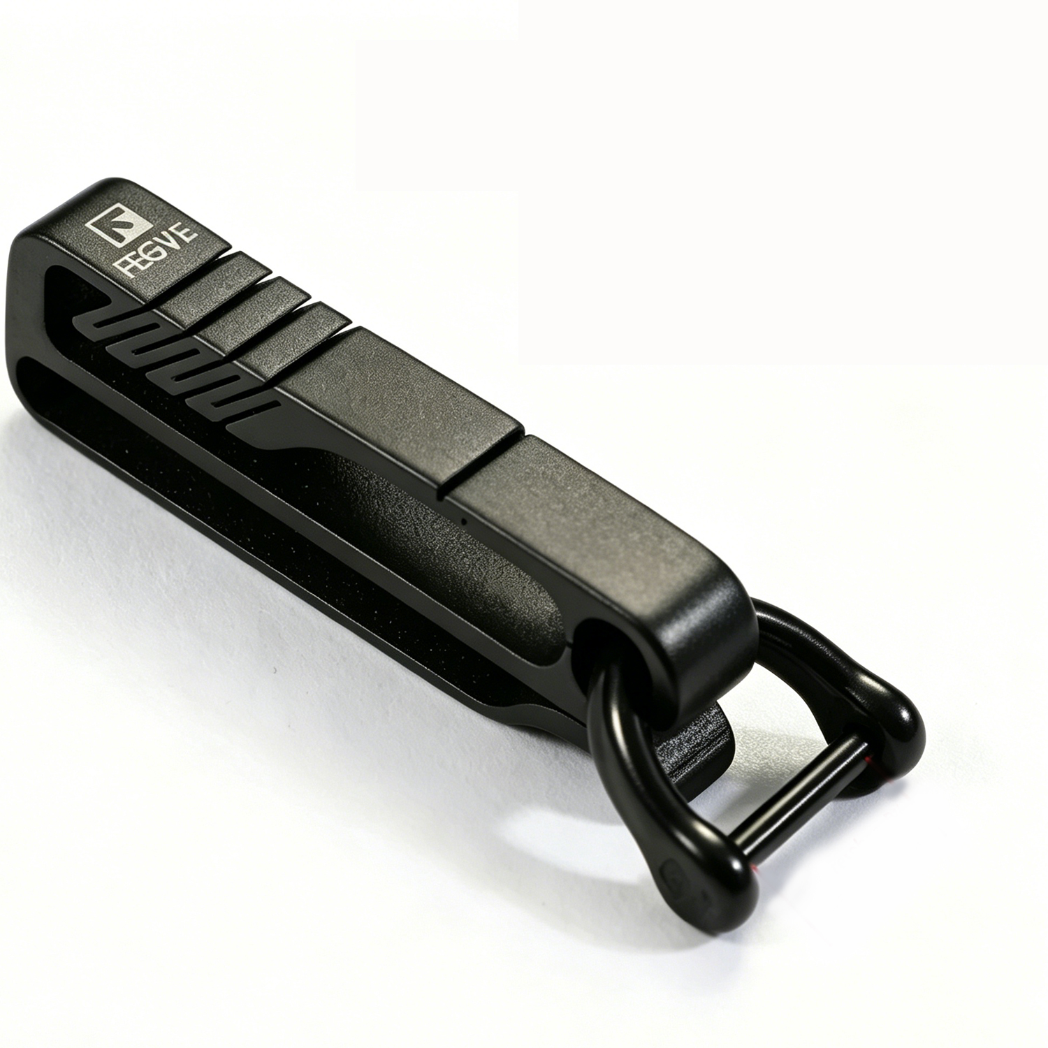 FEGVE Titanium Alloy Keychain Men's Belt Wearing Hanging Keychain TI032A -- Titanium Insert Port - 图片 9