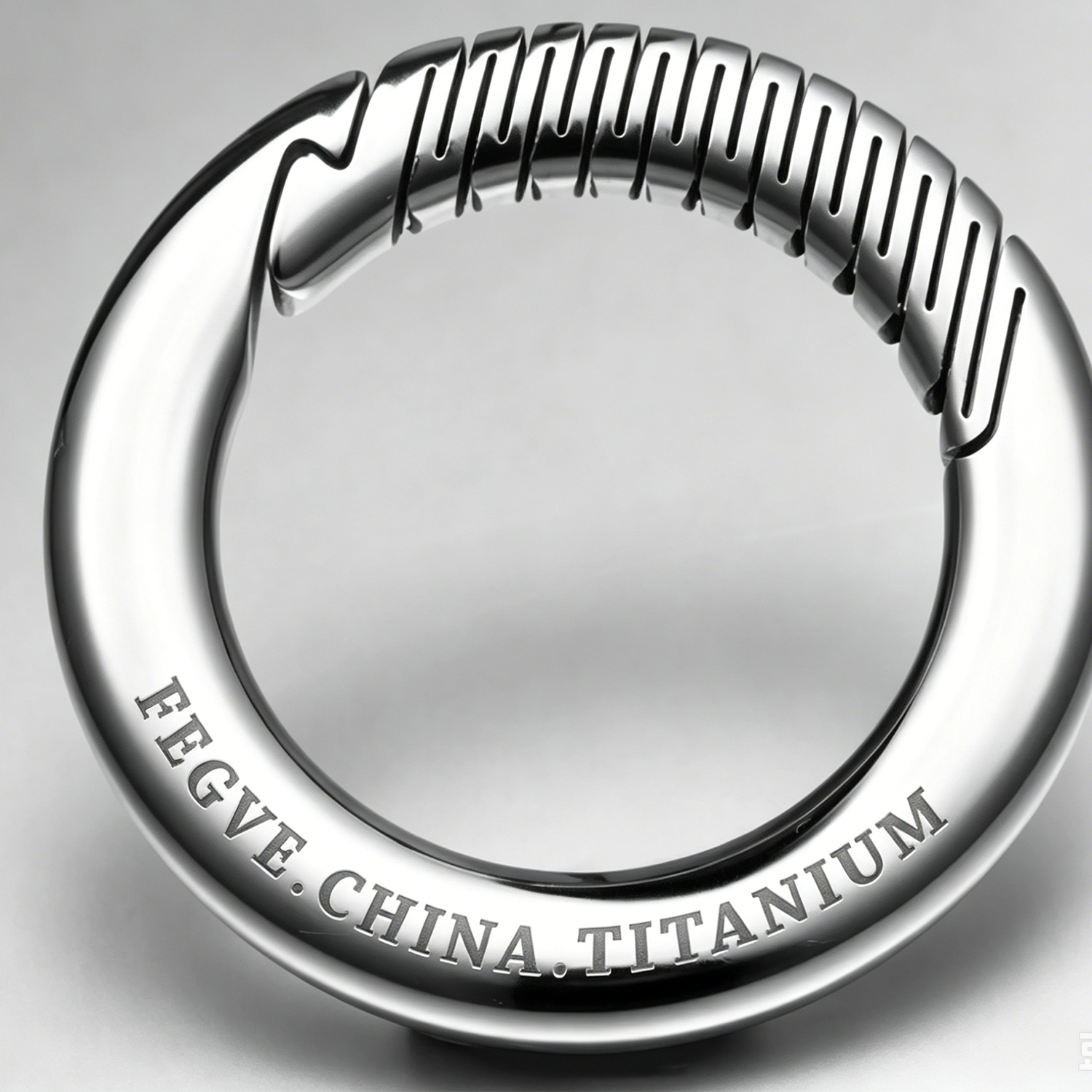 (Default Hong Kong Dollar) Fegve titanium alloy keychain waist pendant - 图片 3