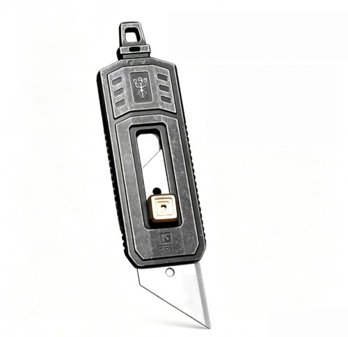 (Default Hong Kong Dollar) Fegve Titanium Alloy Heavy duty Thickened Art Knife