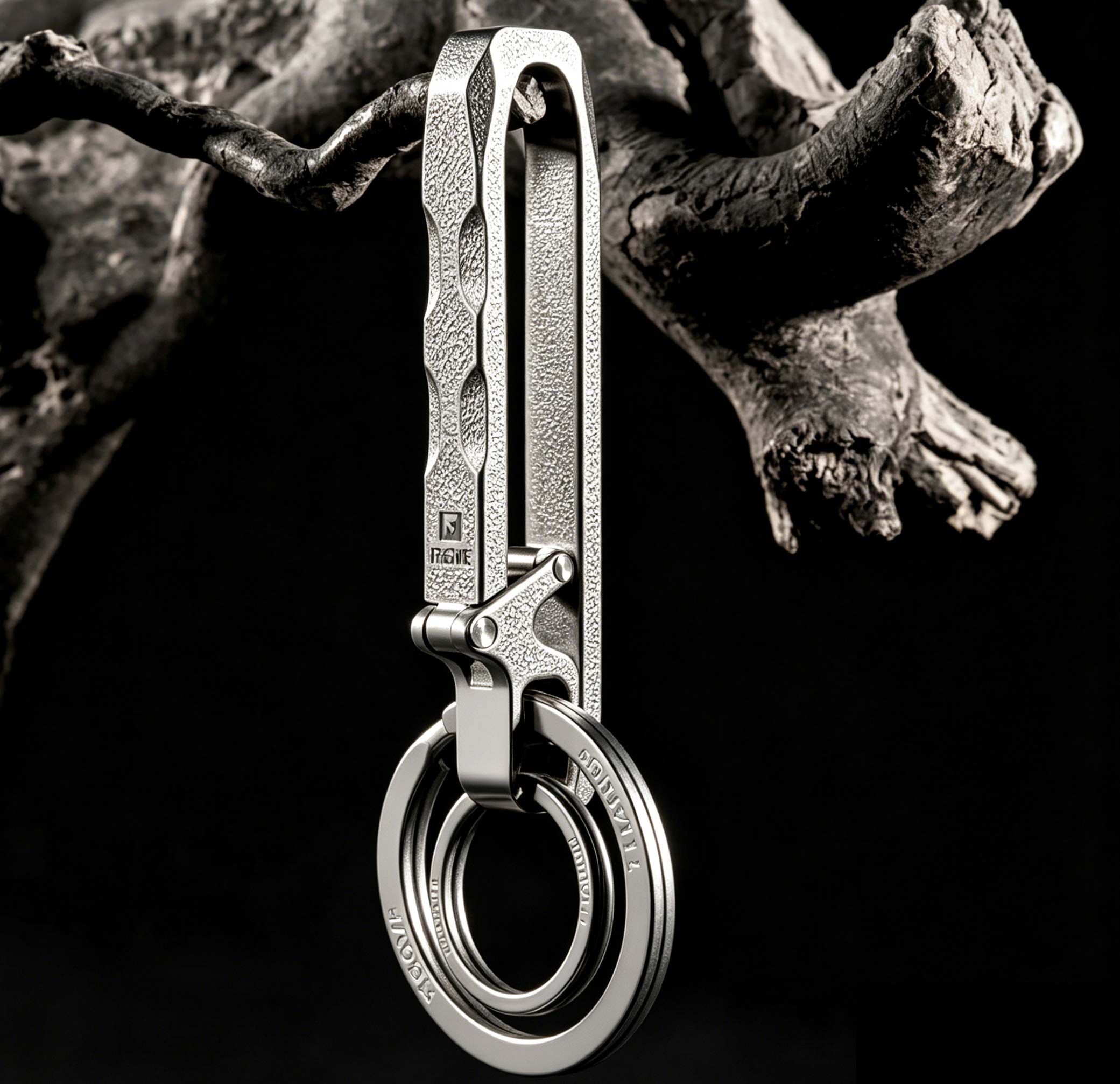 (Default Hong Kong Dollar) Quick detachable titanium alloy keychain/waist hanging sports pants keychain Ti097 - Image 10