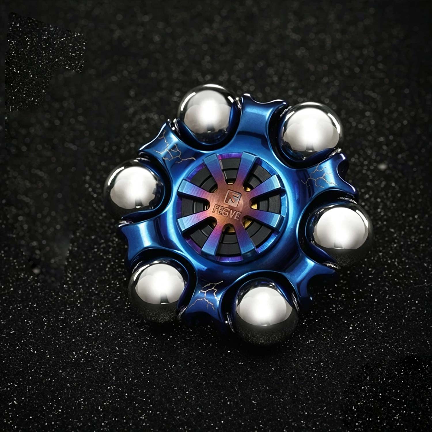 (Default Hong Kong Dollar) FEGVE Reunion Titanium Alloy Fingertip Gyroscope Pressure Reducing EDC - Image 2