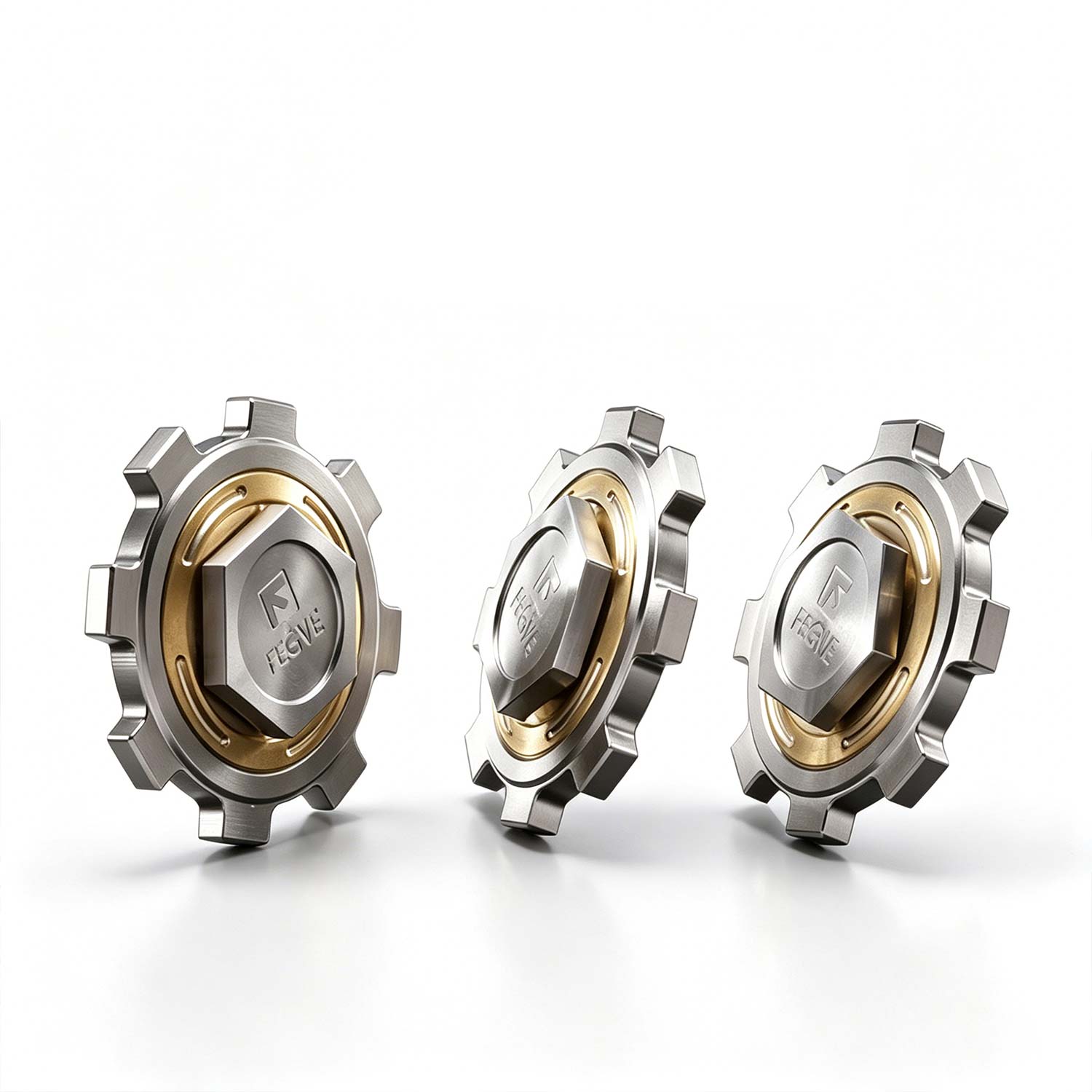 (Default Hong Kong Dollar) FEGVE Rotating Titanium Alloy Copper Stainless Steel Fingertip Gyroscope Reincarnation fingertip gyroscope - Image 2