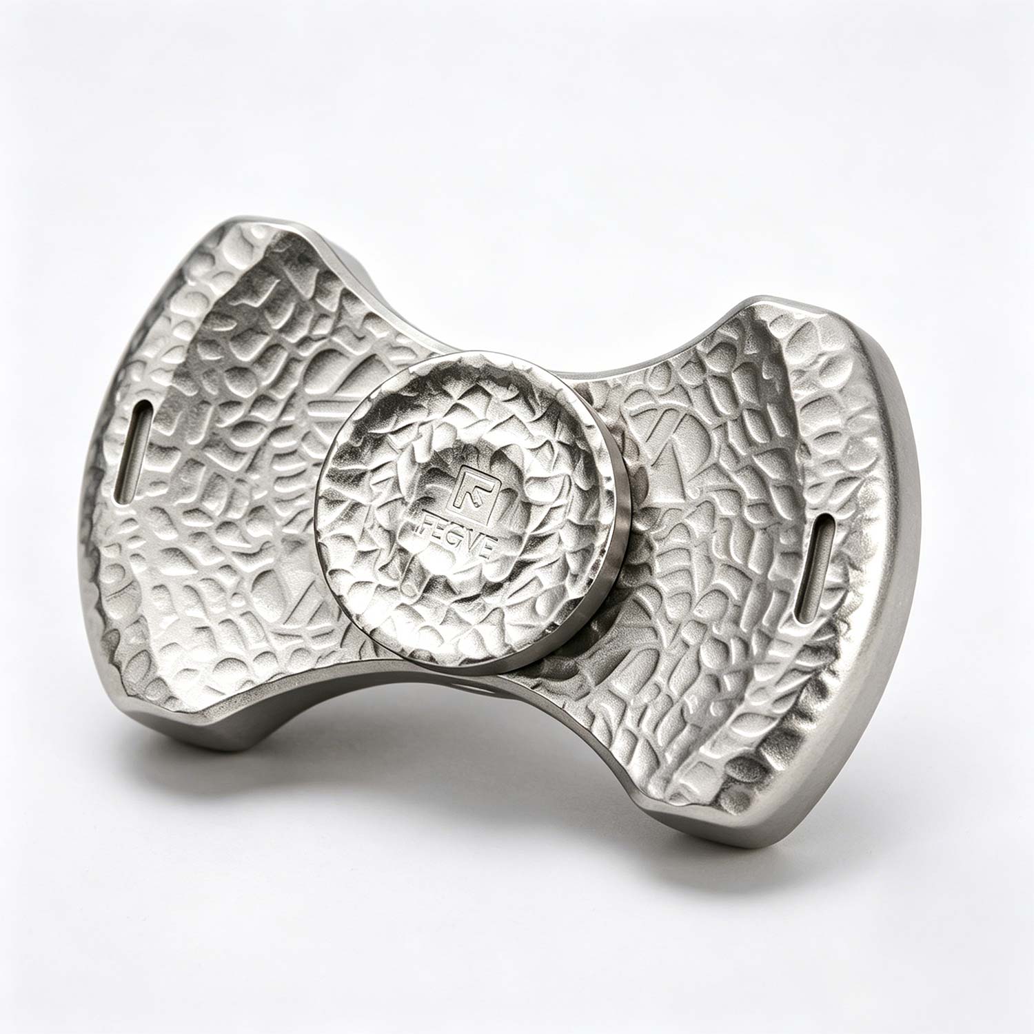 (Default Hong Kong Dollar) FEGVE fan-shaped meteorite patterned fingertip gyroscope/titanium alloy decompression EDC toy