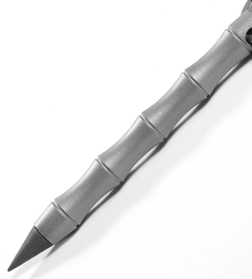 (Default Hong Kong Dollar) Fegve's new EDC titanium alloy eternal carbon pen/pencil E341a Bamboo Knot Titanium Pen/Matte