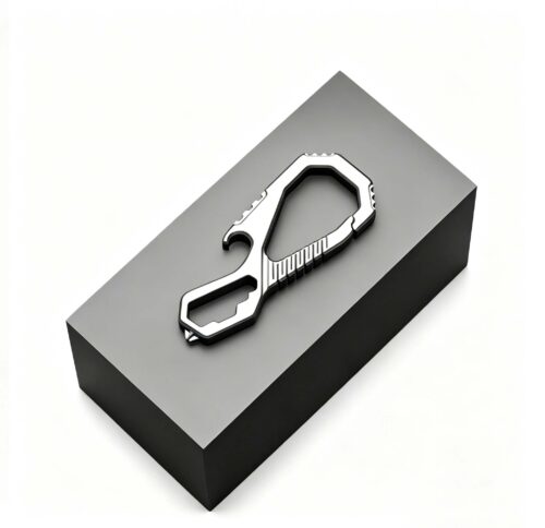 (Default Hong Kong Dollar) Fegve titanium alloy multifunctional keychain