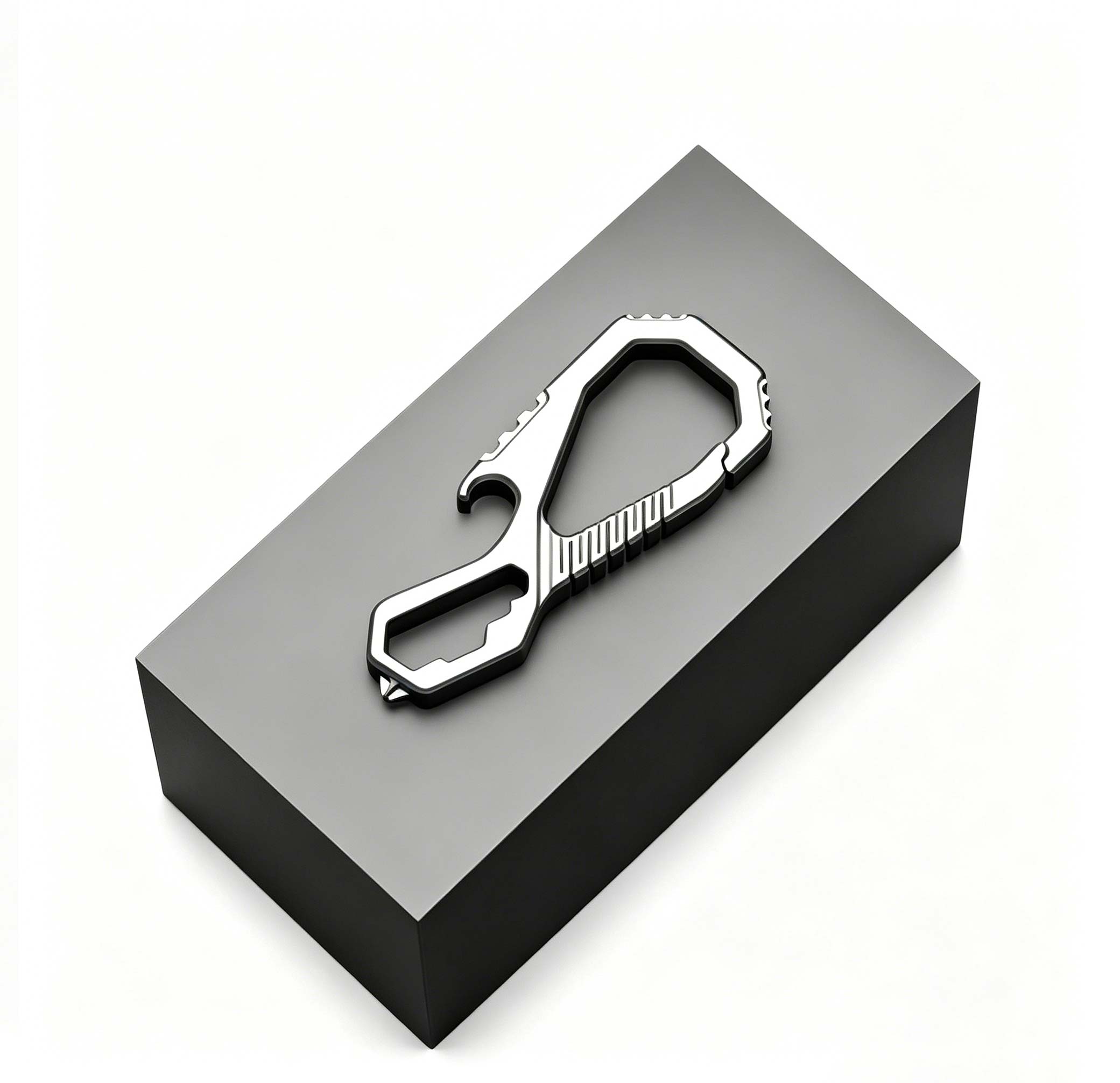 (Default Hong Kong Dollar) Fegve titanium alloy multifunctional keychain