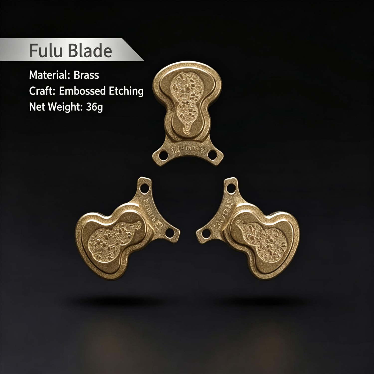 (Default Hong Kong Dollar) FEGVE Flywheel/Ferro/Lancet Copper Fingertip Gyroscope/Decompression EDC Fortune and Prosperity fidget spinner - Image 5