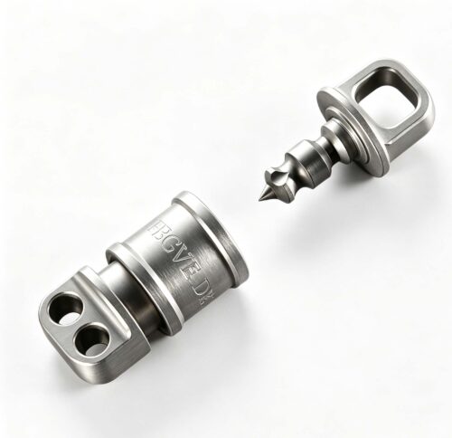 (Default Hong Kong Dollar) Fegve quick release titanium alloy keychain/hook connection lock