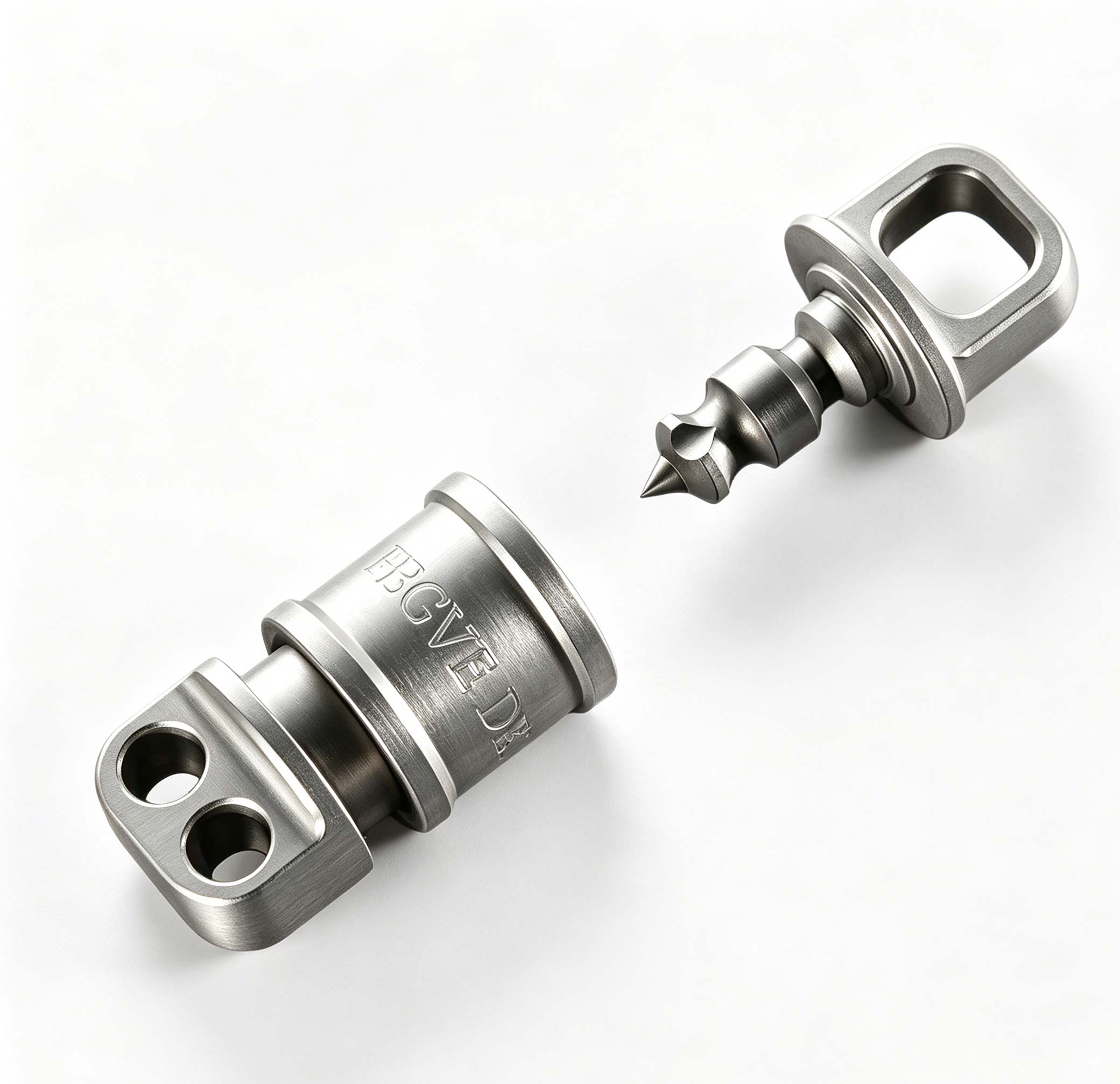 (Default Hong Kong Dollar) Fegve quick release titanium alloy keychain/hook connection lock