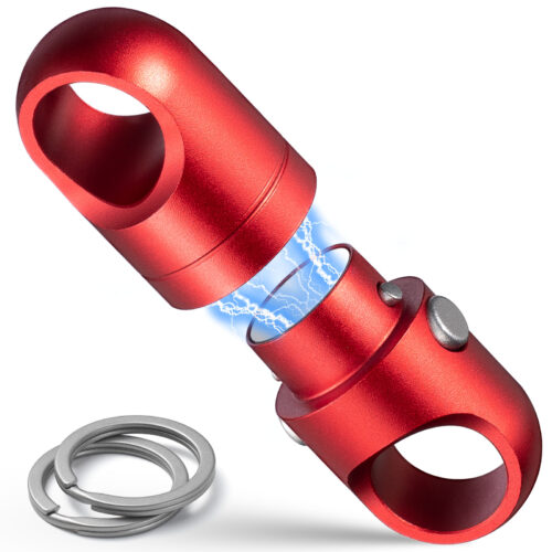 FEGVE new titanium alloy magnetic quick release key connection buckle in red