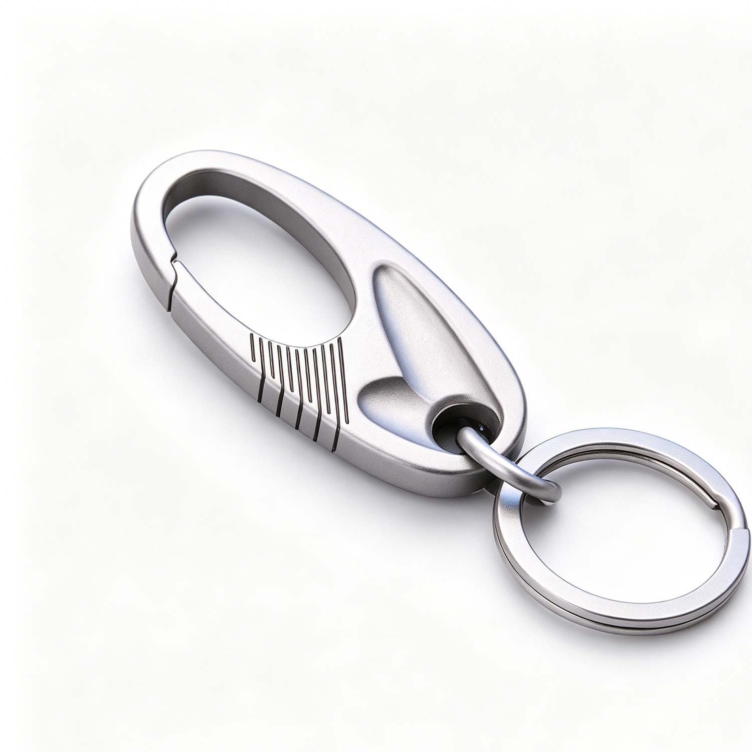 (Default Hong Kong Dollar) Fegve titanium alloy car keychain/titanium pair - circular ring version - Image 10
