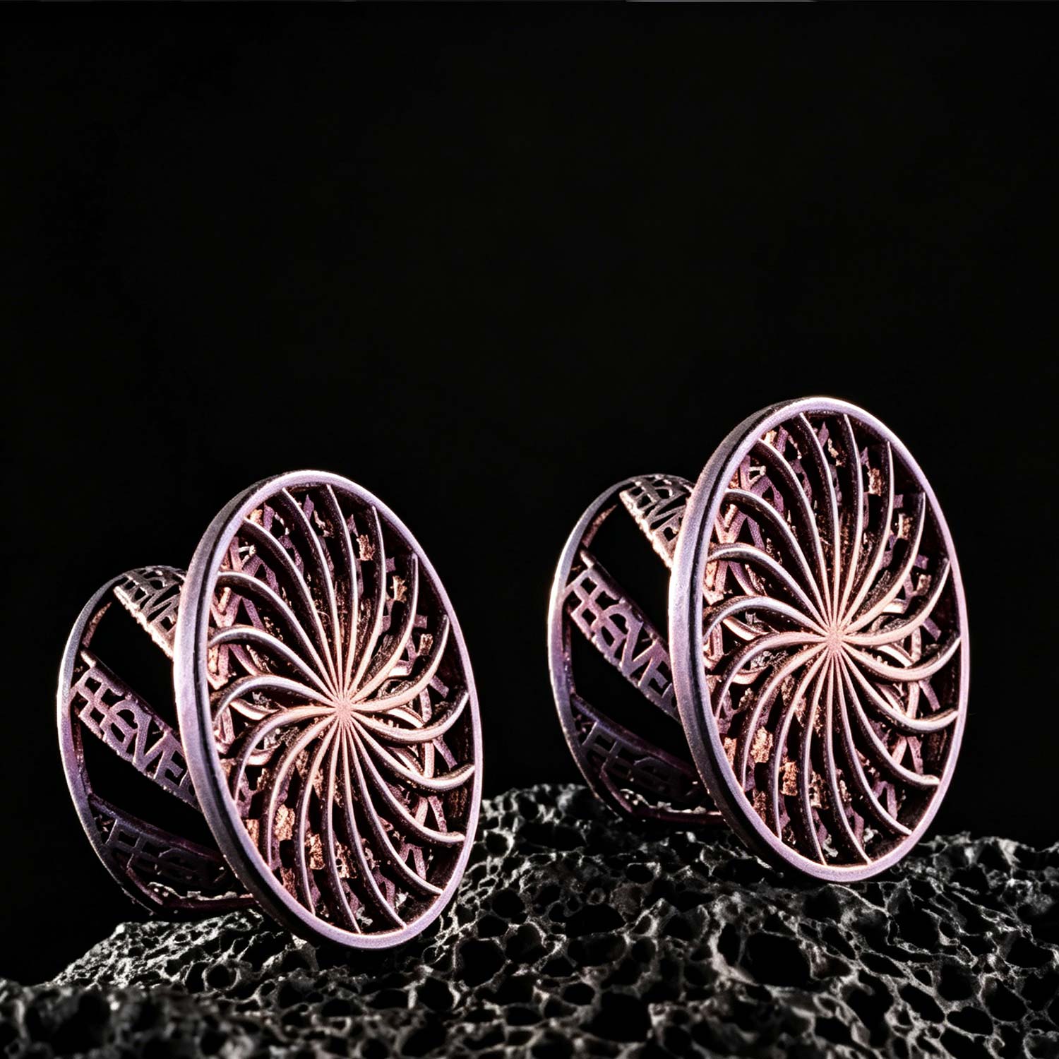 (Default Hong Kong Dollar) FEGVE's new all titanium alloy ultra light hollowed out bicycle has a blockage(C009a Purple)