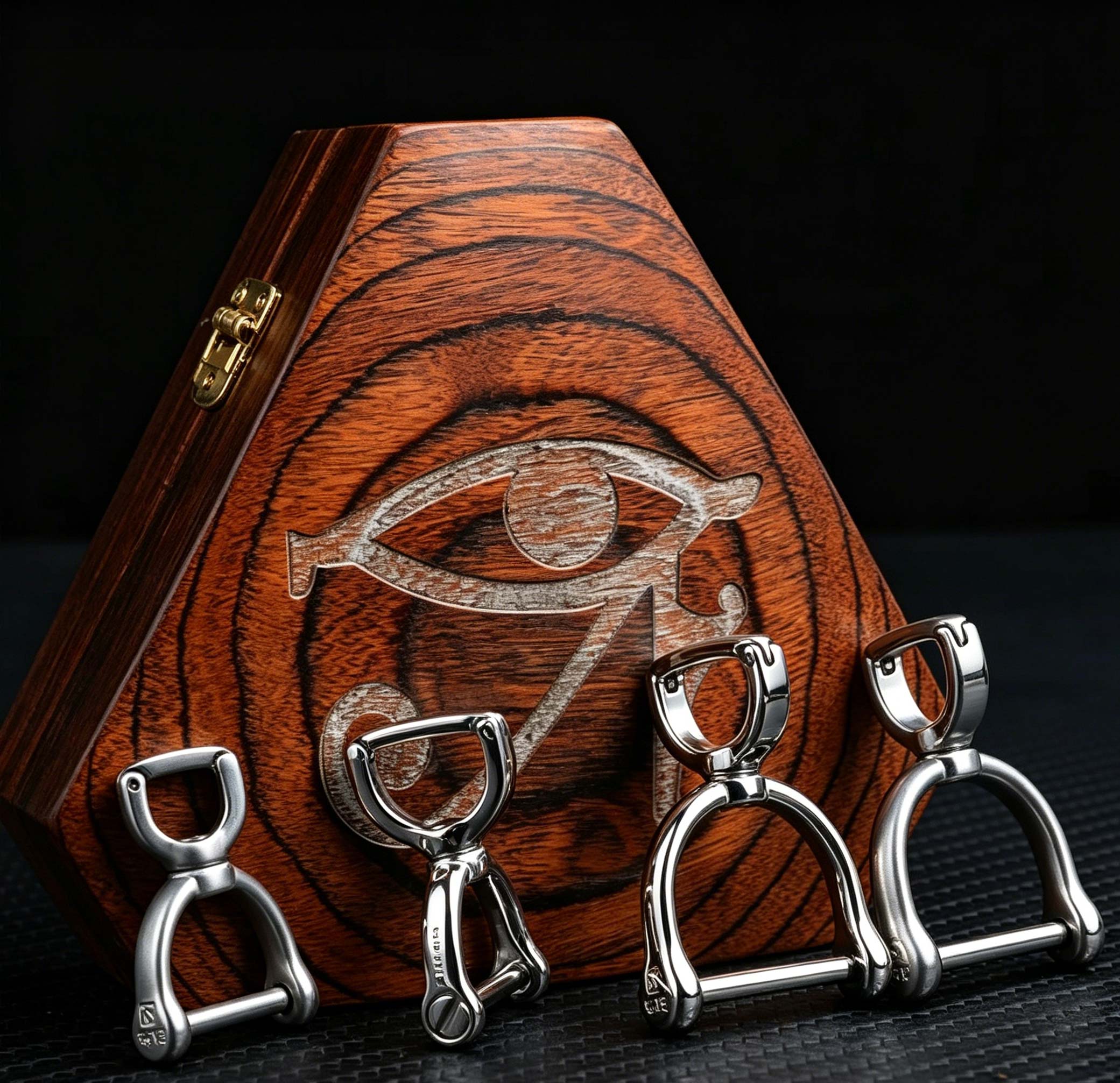 (Default Hong Kong Dollar) FEGVE stainless steel rotating horseshoe buckle/accessory buckle - Image 5