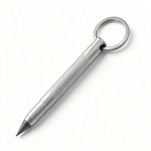 (Default Hong Kong Dollar) Fegve's new EDC titanium alloy eternal carbon pen/pencil E341e Brushing Small Titanium Pen/Matte
