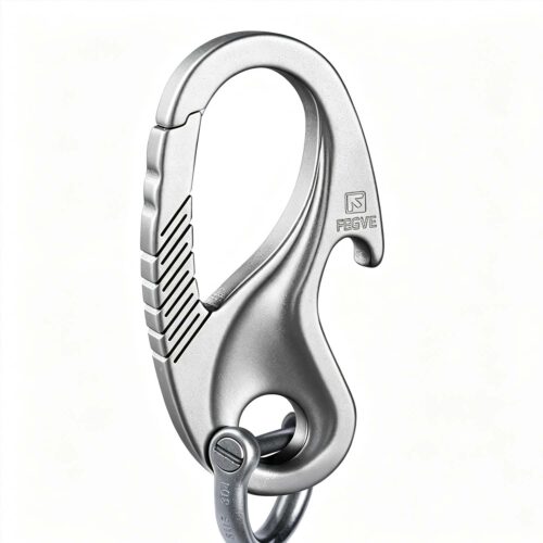 (Default Hong Kong Dollar) Fegve titanium alloy car keychain/titanium pole
