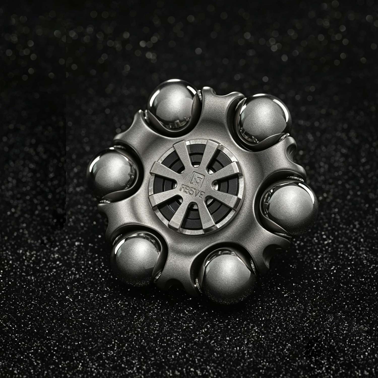 (Default Hong Kong Dollar) FEGVE Reunion Titanium Alloy Fingertip Gyroscope Pressure Reducing EDC (Frosty Reunion) - Image 3