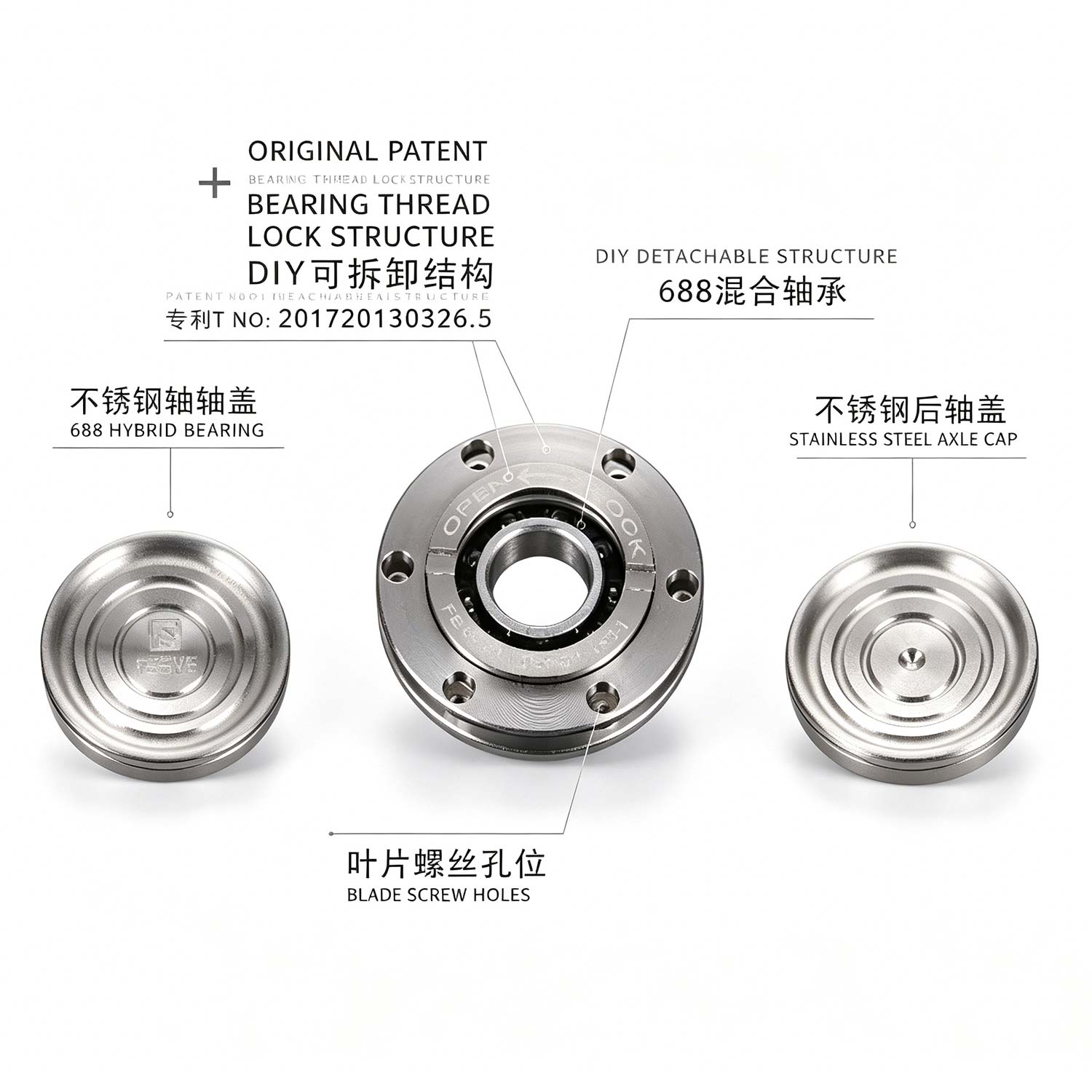 (Default Hong Kong Dollar) FEGVE Flywheel/Ferro/Lancet Copper Fingertip Gyroscope/Decompression EDC Lancet fingertip gyroscope - Image 4
