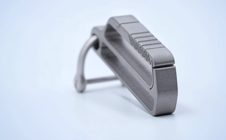 (Default Hong Kong Dollar) Fegve titanium alloy multifunctional belt keychain TI059 car shaped leather buckle+horseshoe buckle+titanium ring - Image 2