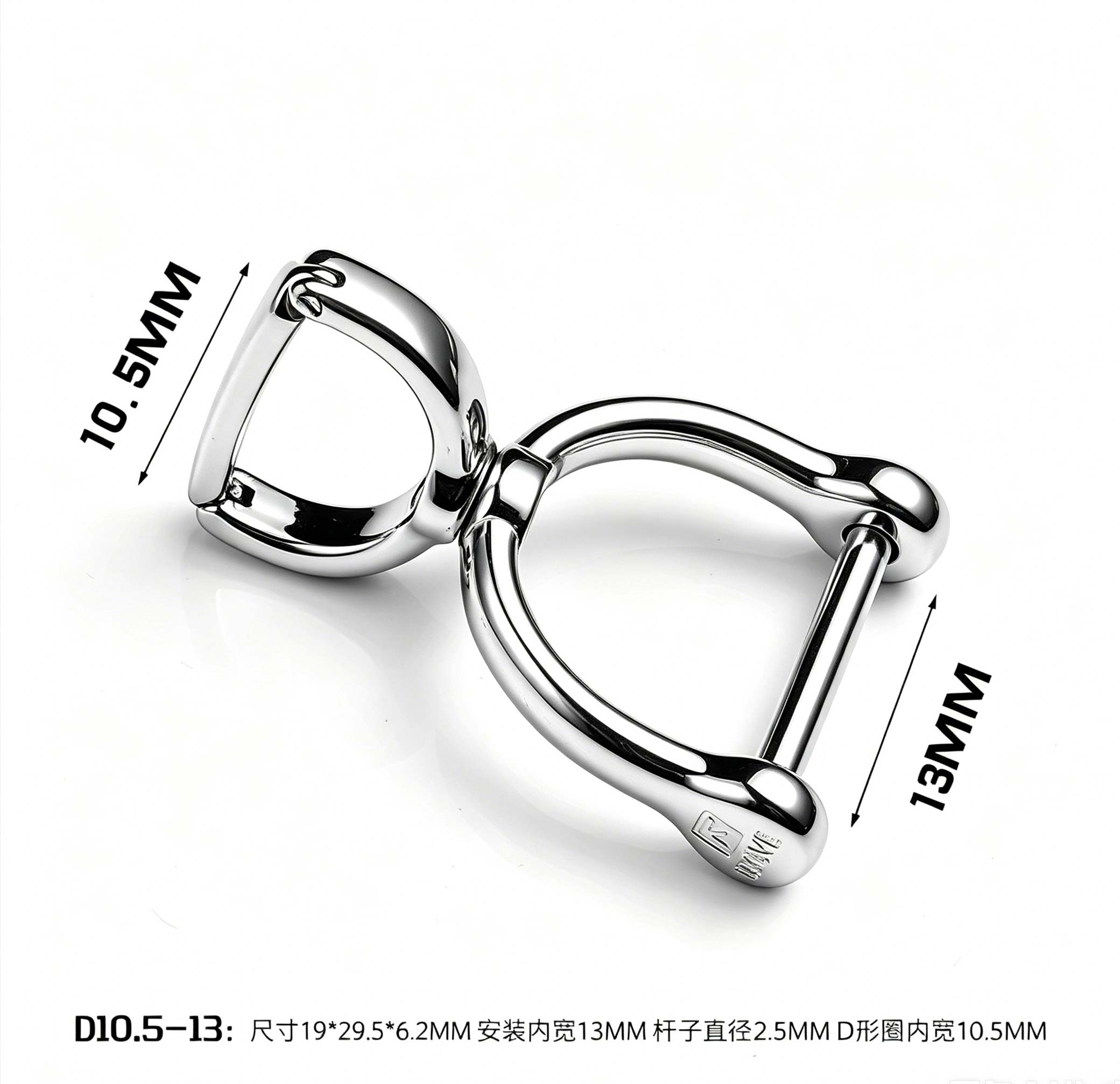 (Default Hong Kong Dollar) FEGVE stainless steel rotating horseshoe buckle/accessory buckle - Image 10