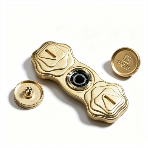 (Default Hong Kong Dollar) FEGVE Bath Fire Phoenix Chicken Year Commemorative Edition Titanium Alloy Relief Pattern Fingertip Gyroscope