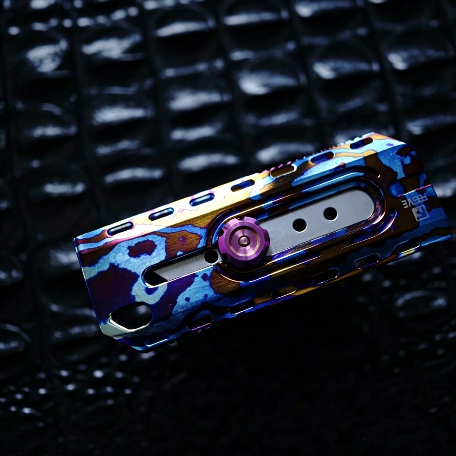 (Default Hong Kong Dollar) FEGVE New Color Titanium Alloy Paper Cutting Knife EDC - Image 6