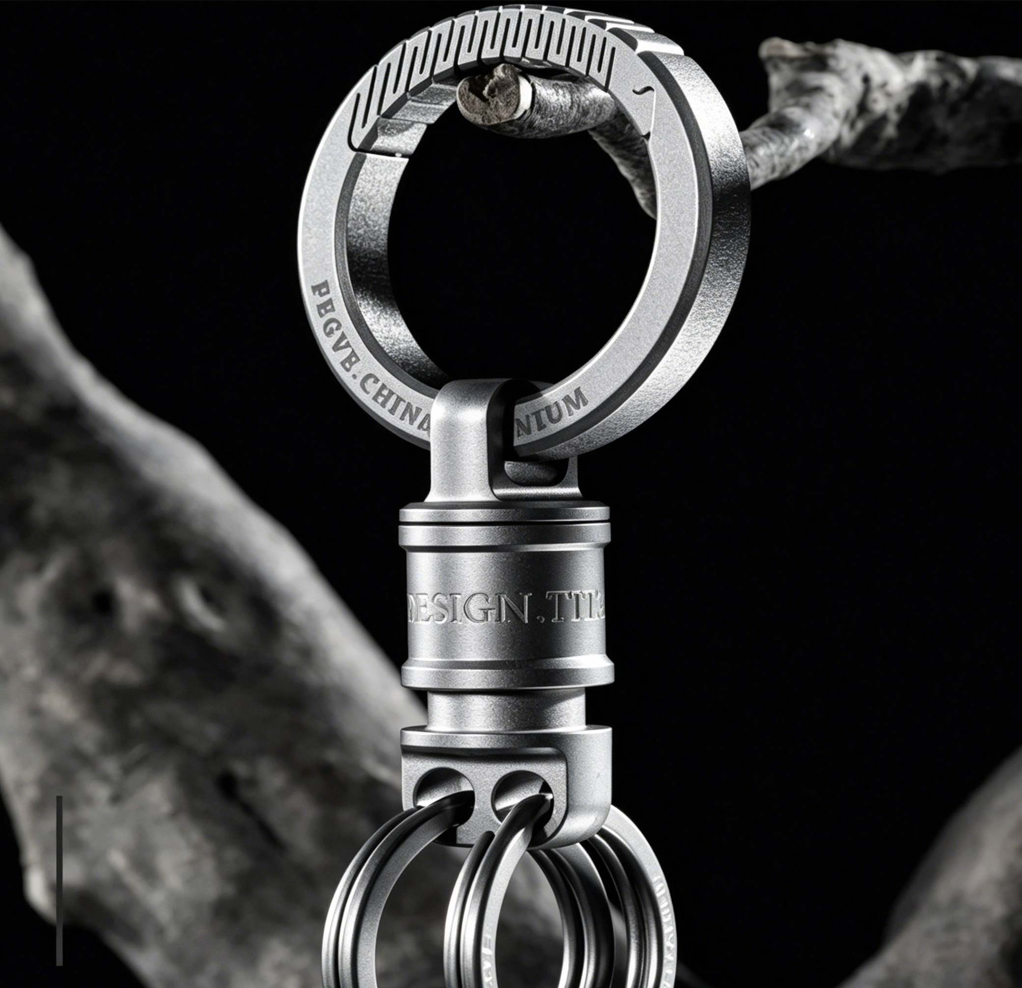 (Default Hong Kong Dollar) Fegve quick release titanium alloy keychain/hook connection lock - Image 7