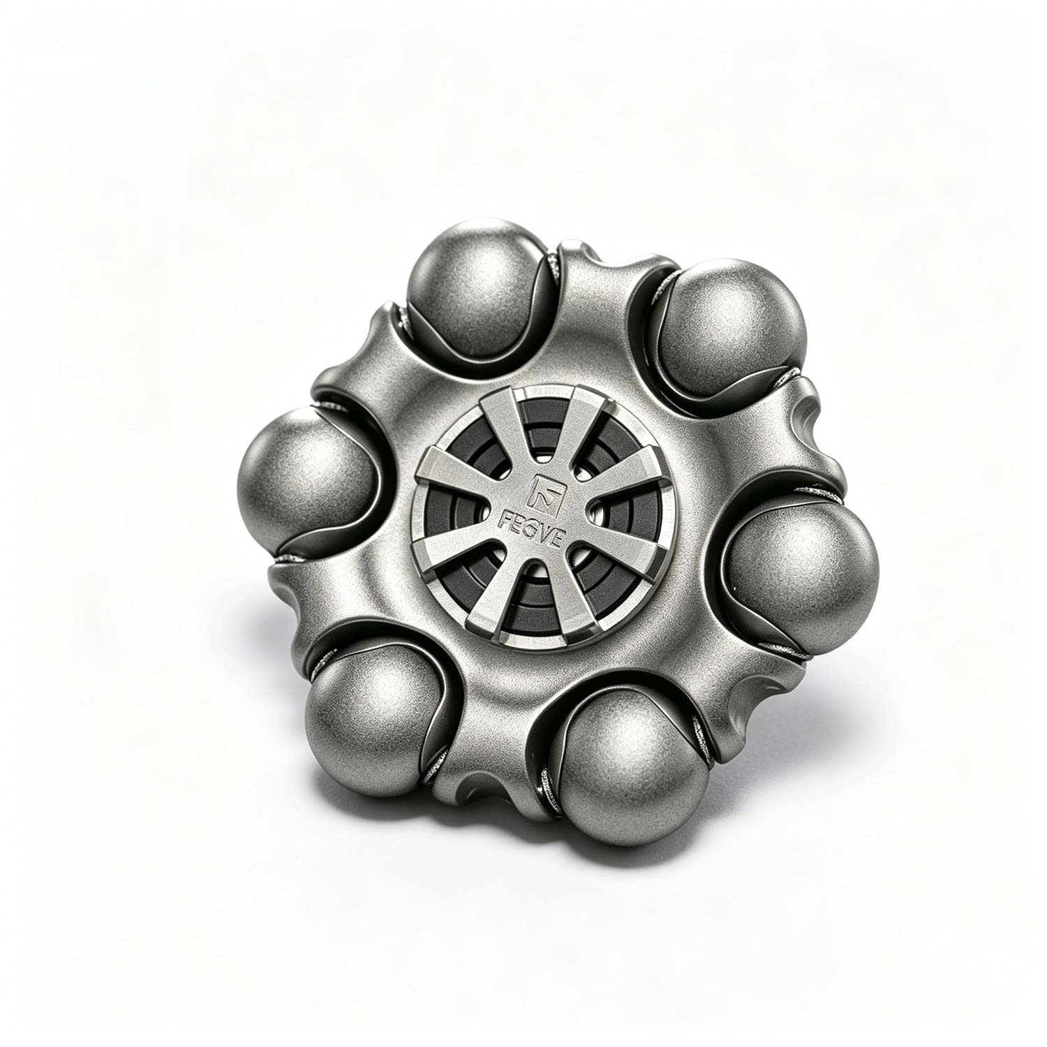 (Default Hong Kong Dollar) FEGVE Reunion Titanium Alloy Fingertip Gyroscope Pressure Reducing EDC (Frosty Reunion)