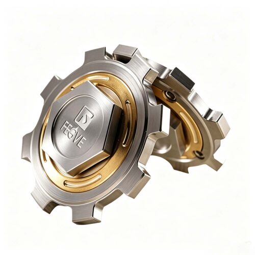 (Default Hong Kong Dollar) FEGVE Rotating Titanium Alloy Copper Stainless Steel Fingertip Gyroscope Reincarnation fingertip gyroscope